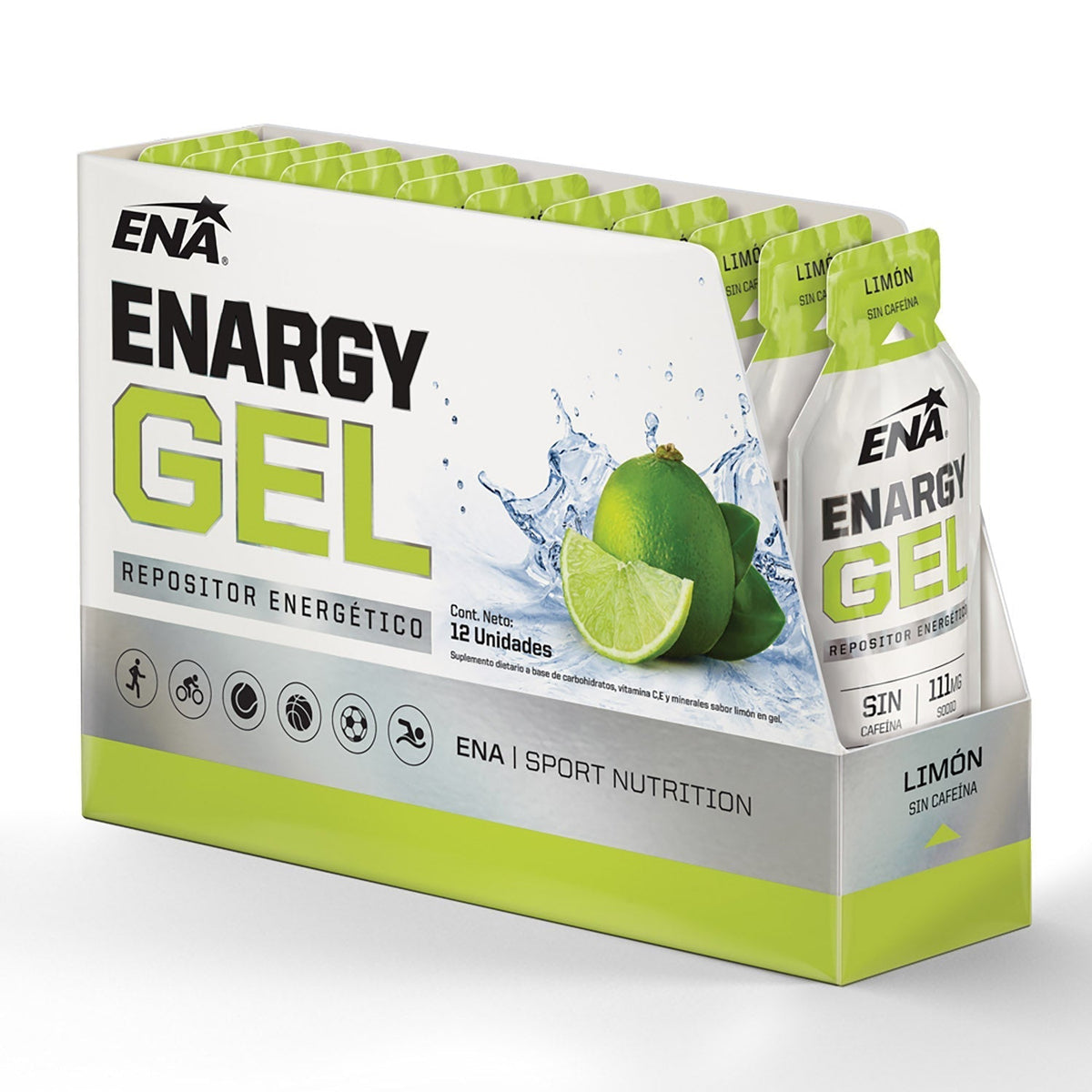 Enargy Gel - Sin Cafeína 6 Unidades